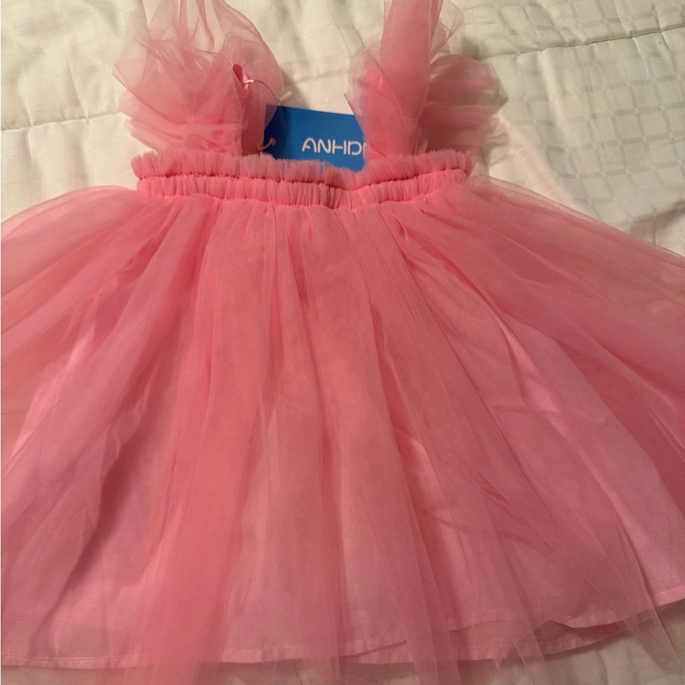 Pink Tulle Kids Costume Dress